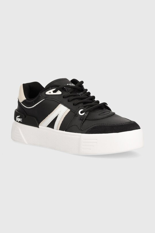 Lacoste sneakers din piele L002 Evo Logo Tongue Leather piele întoarsă negru 47SFA0055
