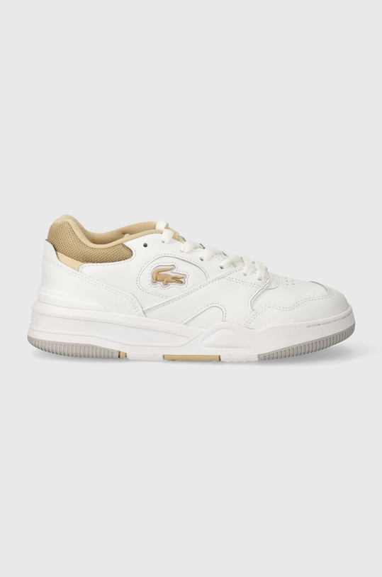 Кожаные кроссовки Lacoste Lineshot Contrasted Collar Leather 47SFA0057 белый SS24