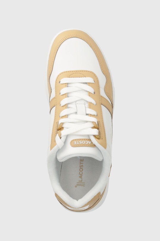 Kožené tenisky Lacoste T-Clip Contrasted Leather béžová 47SFA0064