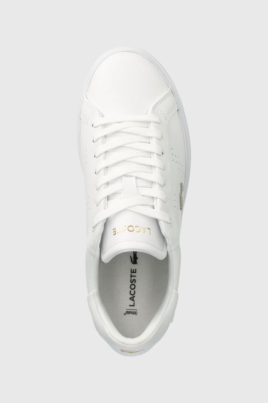 Lacoste sneakers din piele Powercourt 2.0 Leather alb 47SFA0072