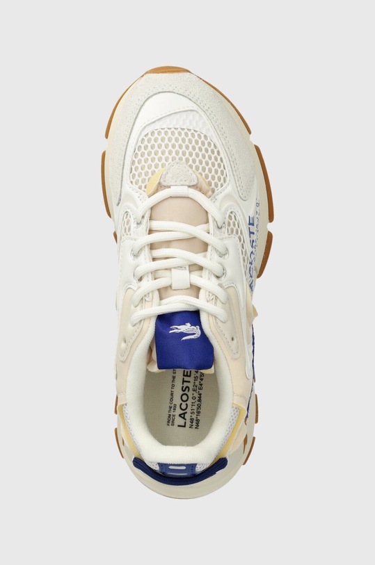 Αθλητικά Lacoste L003 Neo Contrasted Accent Textile Snea μπεζ 47SFA0088