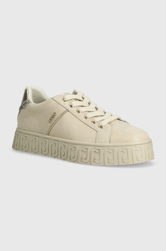 Liu Jo sneakersy LOVELY 03 imitacja skóry licowej beżowy BA4121PX04900077