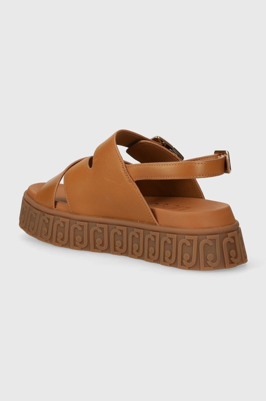 Obuwie Liu Jo sandały skórzane LOVELY SANDAL 01 BA4131P0102S1892 brązowy