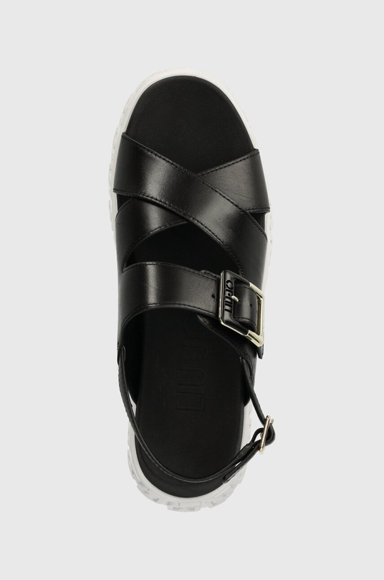 Kožené sandále Liu Jo LOVELY SANDAL 01 čierna BA4131P010222222