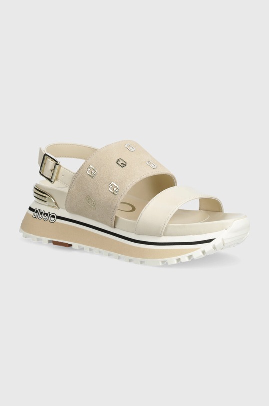 Liu Jo sandały LIU JO MAXI WONDER SANDAL 08 syntetyczny beżowy BA4109PX310S3191