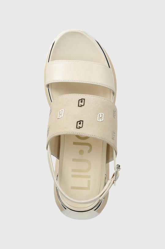 Liu Jo sandały LIU JO MAXI WONDER SANDAL 08 beżowy BA4109PX310S3191