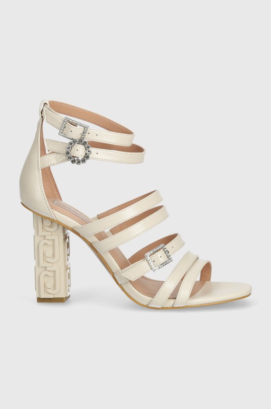 Liu Jo sandale de piele SERENA 13 SA4083PX460S1858 bej SS24