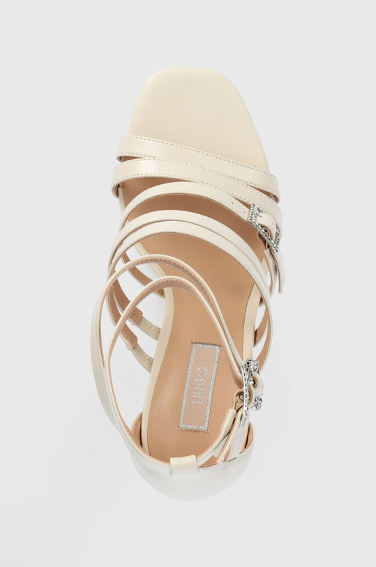 Liu Jo sandale de piele SERENA 13 bej SA4083PX460S1858