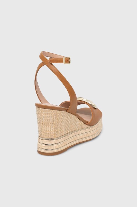 Încălțăminte Liu Jo sandale de piele KAREN 01 SA4131P0102S1853 maro