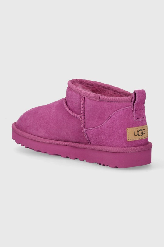 Obuwie UGG śniegowce zamszowe Classic Ultra Mini 1116109.MGS fioletowy