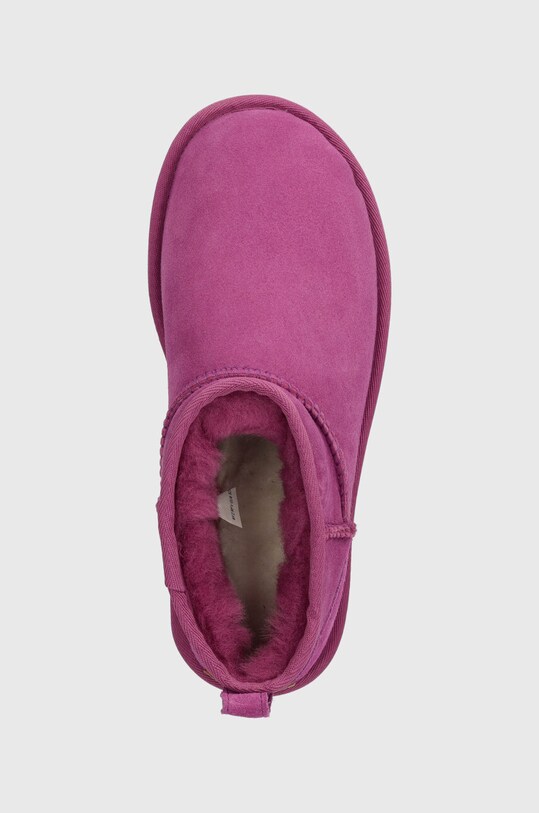 UGG stivali da neve in camoscio Classic Ultra Mini violetto 1116109.MGS