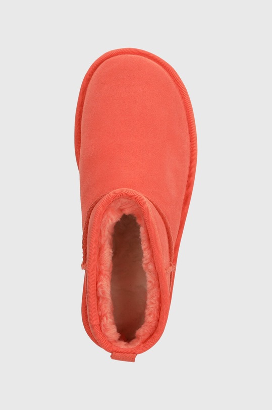 UGG velúr hócipő Classic Ultra Mini Platform narancssárga 1135092.VCRL