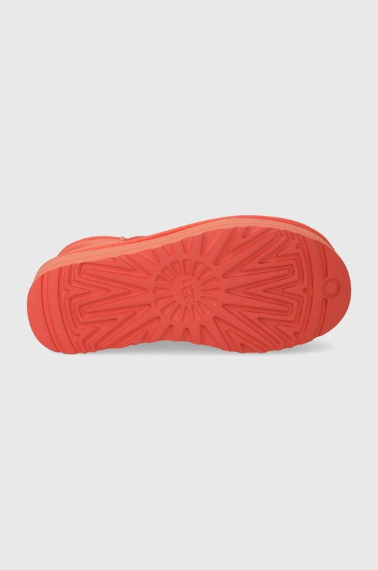 UGG velúr hócipő Classic Ultra Mini Platform 1135092.VCRL narancssárga