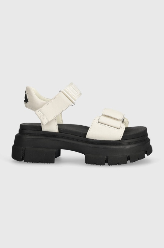 Σανδάλια UGG Ashton Ankle δέρμα σαμουά μπεζ 1136764.JSM