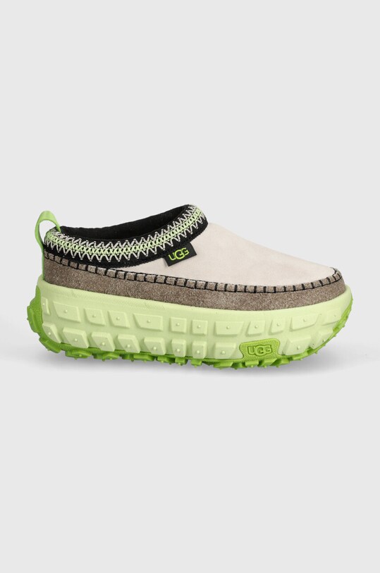 Замшеві шльопанці UGG Venture Daze 1155650.CCT бежевий SS24