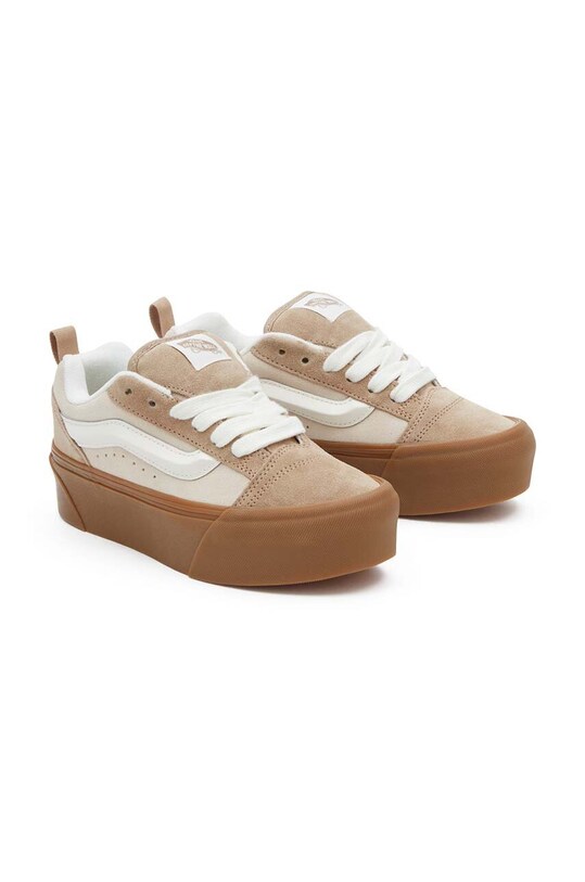 Semišové tenisky Vans Knu Stack VN000CP6DJR1 béžová SS24