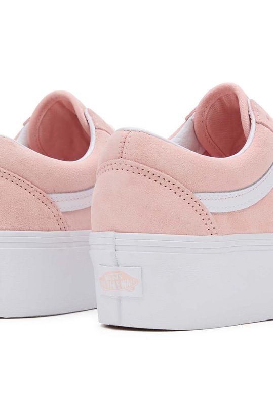 Obuwie Vans tenisówki zamszowe Old Skool Stackform VN0009PZCHN1 różowy