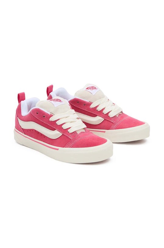 Vans tenisi din piele intoarsa Knu Skool VN0009QCBJ11 roz SS24