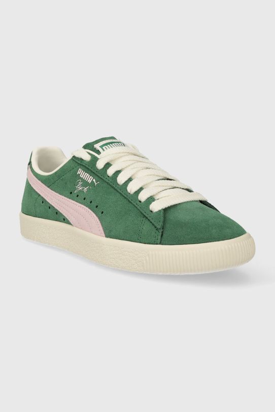 Tenisice od brušene kože Puma Clyde OG 391962 zelena SS24