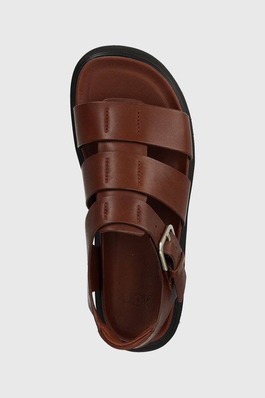 Δερμάτινα σανδάλια UGG W Capitelle Strap καφέ 1152674.COG