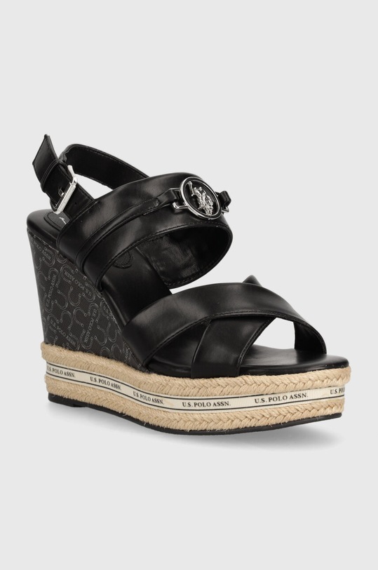 Сандалі U.S. Polo Assn. AYLIN танкетка чорний AYLIN016W.4Y1