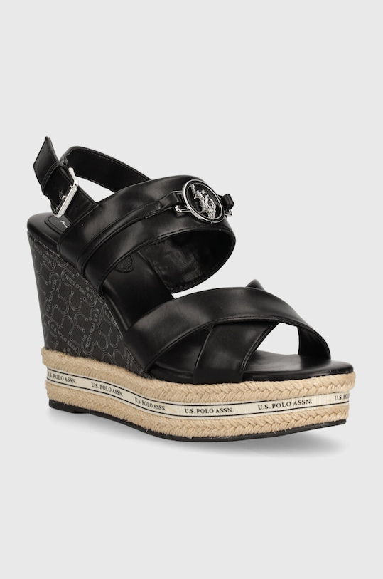 U.S. Polo Assn. sandale AYLIN coturn negru AYLIN016W.4Y1