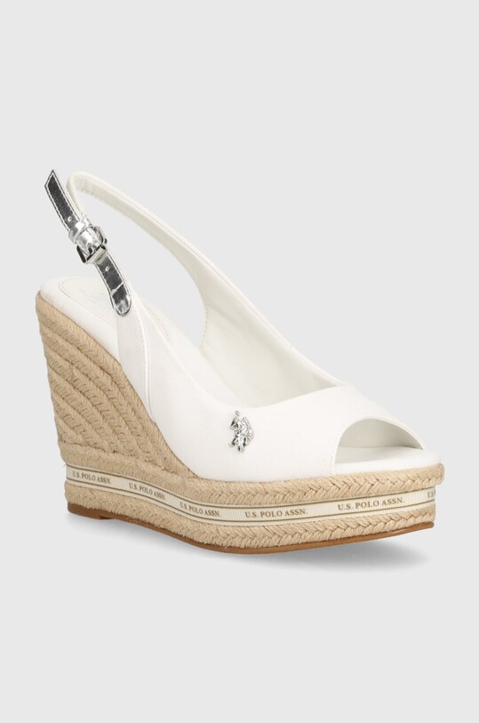 U.S. Polo Assn. sandale AYLIN coturn alb AYLIN020W.4C1