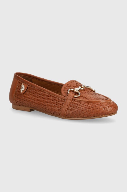 U.S. Polo Assn. mocasini de piele CHERY piele maro CHERY001W.4L1
