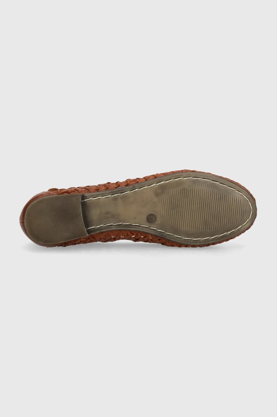 U.S. Polo Assn. balerrine in pelle JULIA JULIA001W.4L1 marrone