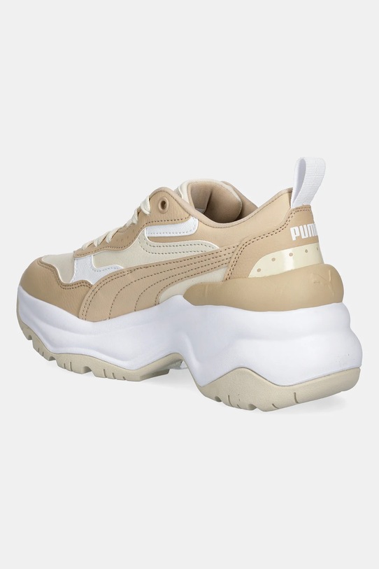 Boty Sneakers boty Puma Cilia Wedge 393915 béžová