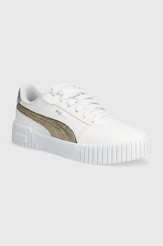 Кроссовки Puma Carina 2.0 имитация натуральной кожи белый 395096