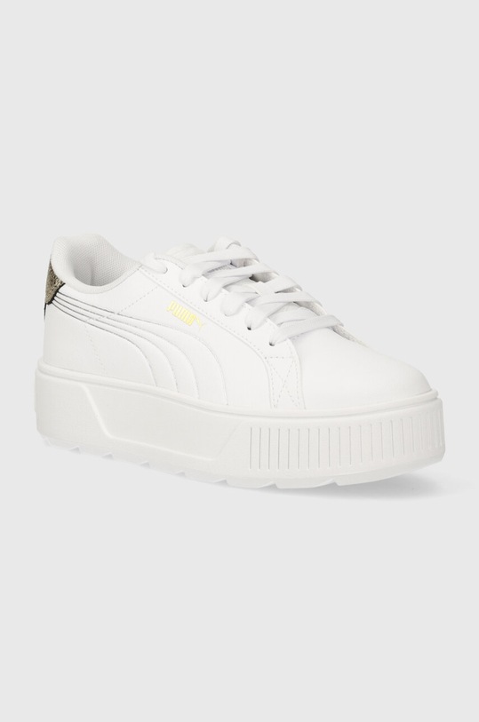 Puma sneakersy Karmen imitacja skóry licowej biały 395099