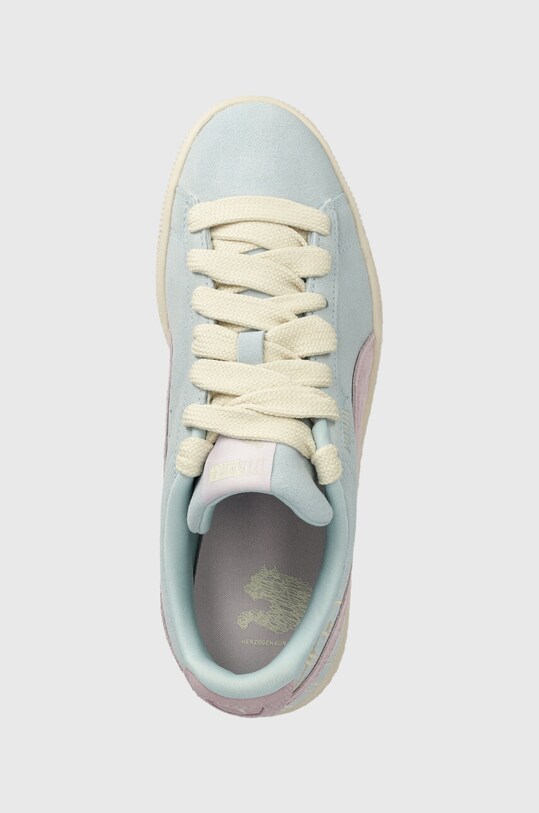 Замшеві кросівки Puma Suede Brand Love II блакитний 395737