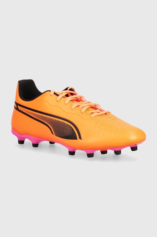 Puma ghete de fotbal korki King Match Planet friendly portocaliu 107570