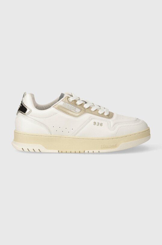 Blauer sneakersy ADEL S4ADEL01.LEA biały SS24