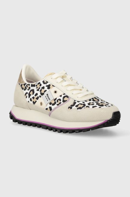 Blauer sneakers MILLEN piele întoarsă bej S4MILLEN01.LEO