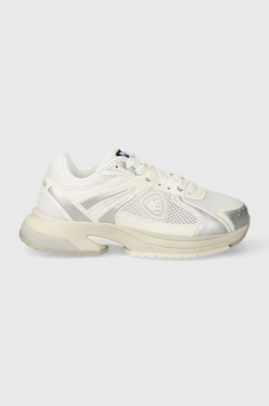 Blauer sneakers MOON textil alb S4MOON01.MEP