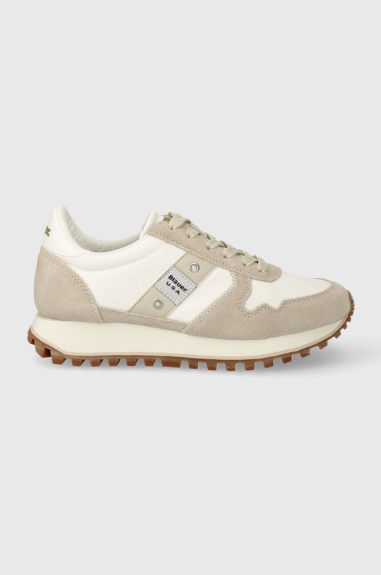 Tenisky Blauer MILLEN semišová kůže béžová S4MILLEN01.NYS