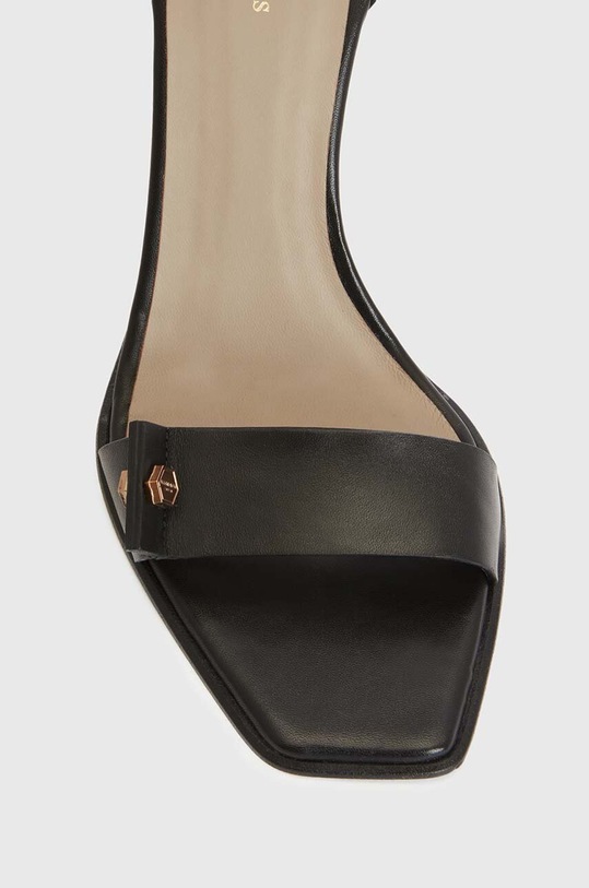 Boty Kožené sandály AllSaints Betty Sandal WF568Z černá