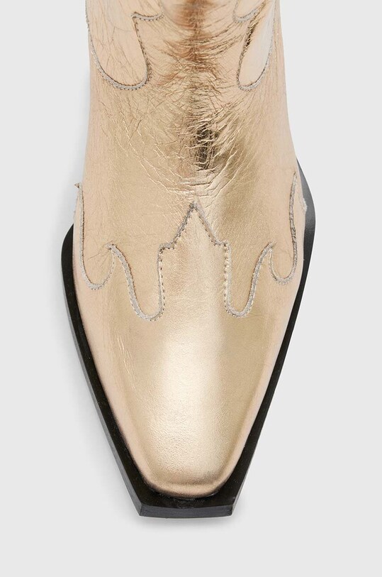 Взуття Шкіряні черевики AllSaints Dolly Boot WF763Z золотий