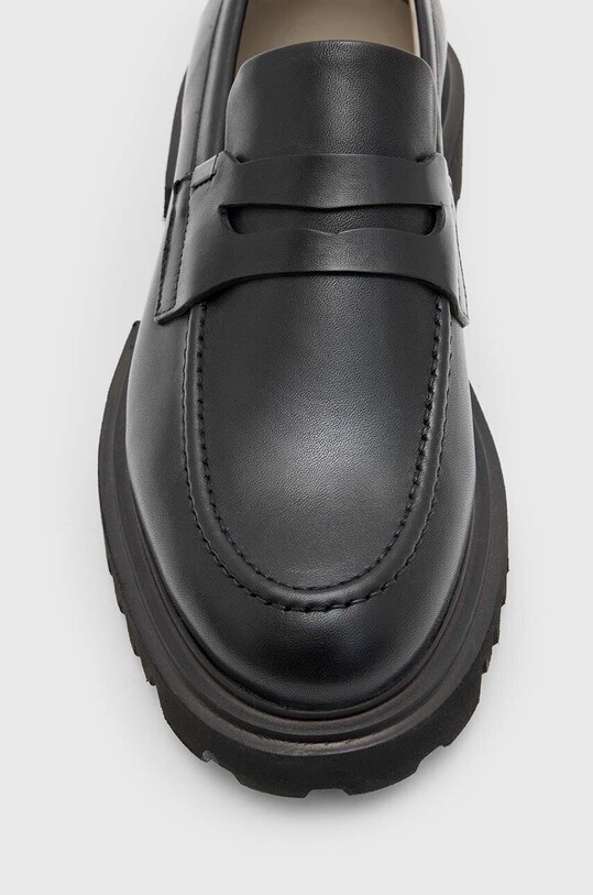 Взуття Шкіряні мокасини AllSaints Lola Loafer WF774Z чорний