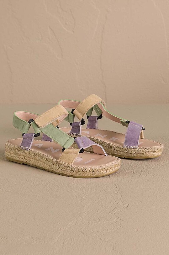 Manebi sandały zamszowe Venice Hiking Sandals pozostałe multicolor R.7.2.JH