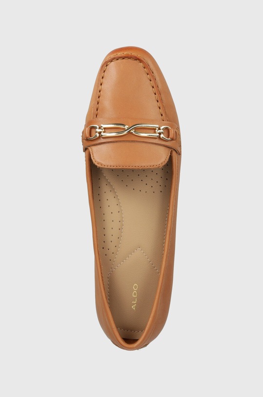 Aldo mocasini de piele Bagdish maro 13669319.Bagdish