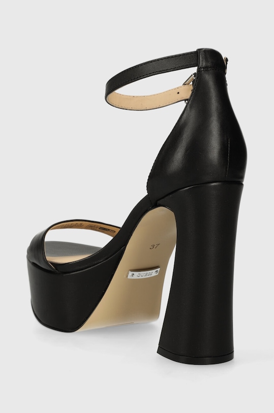 Παπούτσια Δερμάτινα σανδάλια Guess IDAS Ozweego IDAS FLJIDS.LEA03.BLACK μαύρο