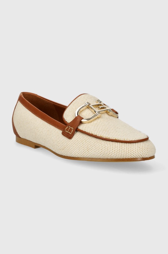 Mokasíny Guess ISAAC2 FLJIS2.FAB14.NATU béžová SS24