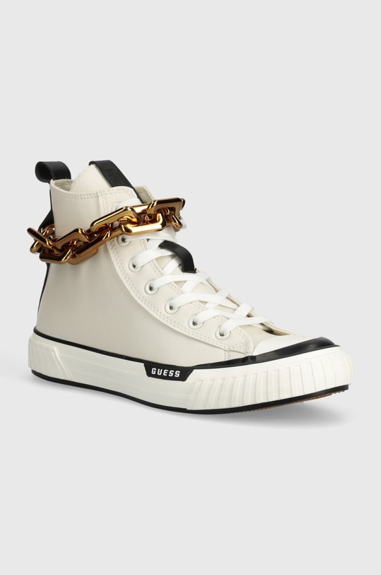 Високи кецове Guess NELLY равна бежов FLJNLY.ELE12.WHITE