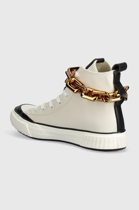Обувки Високи кецове Guess NELLY FLJNLY.ELE12.WHITE бежов