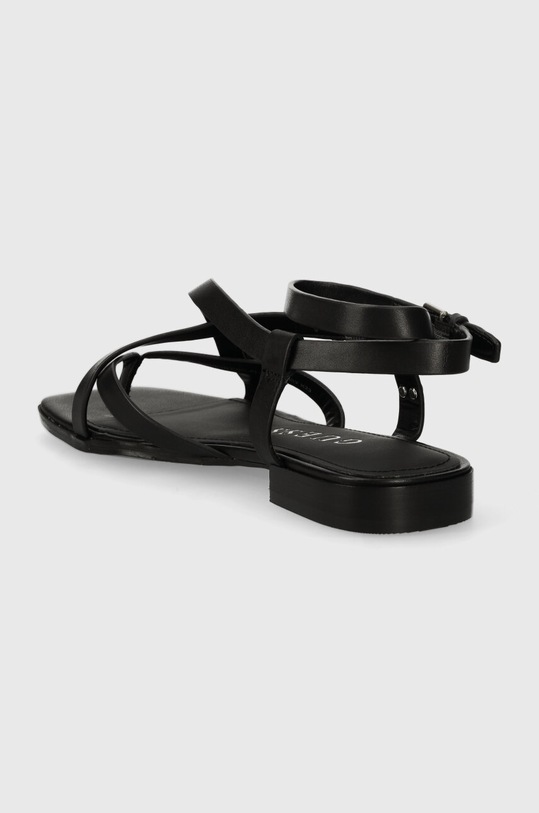 Obuwie Guess sandały skórzane TAMPER FLJTAM.LEA03.BLACK czarny