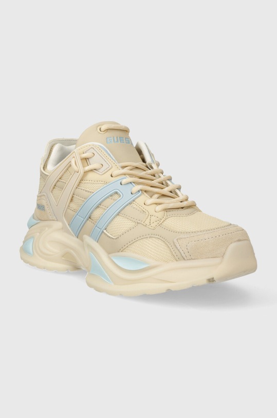 Guess sneakersy BELLUNA FLJBLL.FAB12.BEIBL beżowy SS24