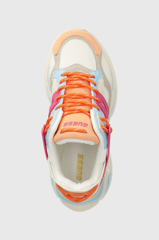 Guess sneakersy BELLUNA multicolor FLJBLL.FAB12.FUXIA